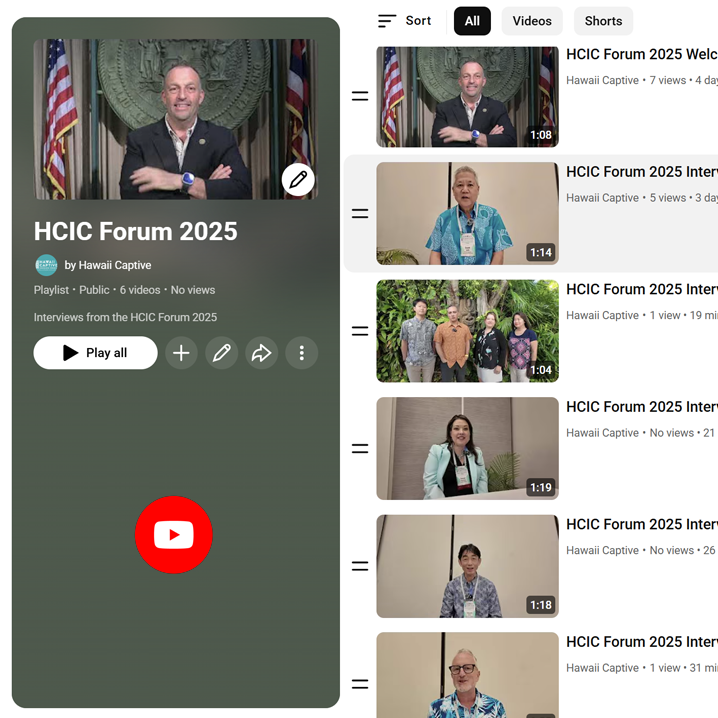 HCIC Forum 2025 Video Library